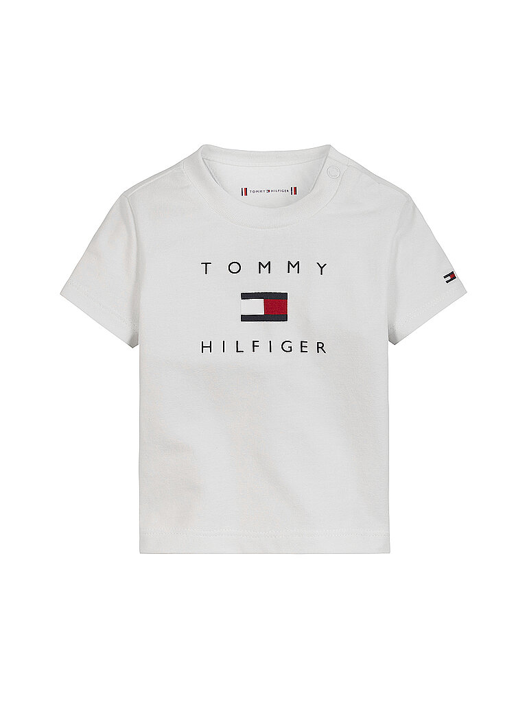 TOMMY HILFIGER Baby Jungen T-Shirt weiß | 74